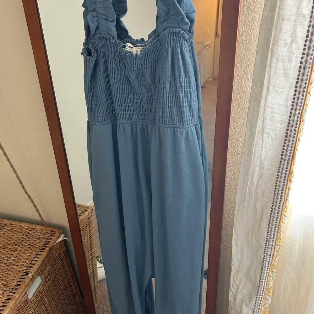 Three Bird Nest Blue Jumpsuit